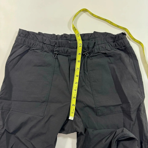 Athleta Trekkie Paperbag Pants Black Tall - Picture 7 of 8